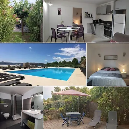 T2, Picculu - Jardín, Piscina, 4 Pers, Parking * Porto-Vecchio (Corsica)